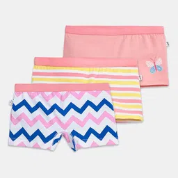 You Got Plan B Girls Pack Of 3 Printed Boy Shorts-picture-45