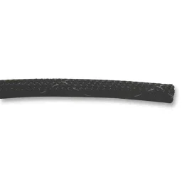 Alpha Wire Braided Sleeving, Pe, 12.7Mm, Black, GRP1103/4 BK005-image-91