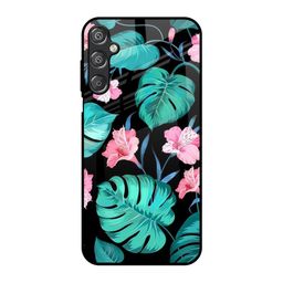 QRIOH Tropical Leaves Floral Printed Samsung Galaxy M15 5G Silicone Back Case-picture-31