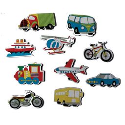 KIDS LOGIC Magnetic Cutouts - Transport - Multicolor-27