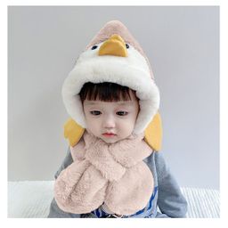 SYGA Baby Winter Warm Cap Ear Protection Beanie Hat Duck Design Beige - Diameter 12cm-22