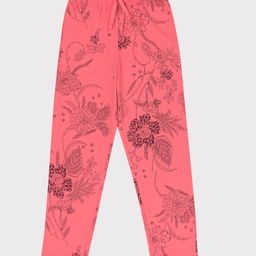 F&S Cotton Floral Printed Pajama - Red-image-87
