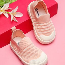ONYC Mesh Detailed Shoes - Peach-image-11