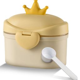 TONY STARK 400 ml Portable Milk Powder Container, Baby Food Container for Travelling, First Feed Baby Storage Box with Built-In Scoop Holder (Tiny King)-23