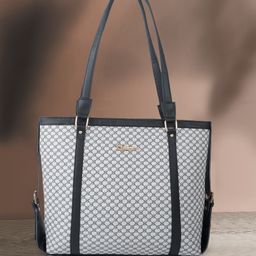 Fargo Handcrafted Women's Handbag - Grey-image-40