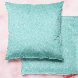 ArtzFolio Multicoloured Set of 2 Velvet Square Cushion Covers-image-56