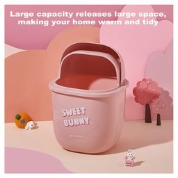 Funeiko Cartoon Theme Mini Table Dustbin with Swing Top Lid  Random Print image 3