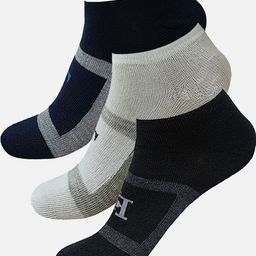 StyFun Men Pack Of 3 Patterned Moisture-Wicking Ankle Length Socks-28