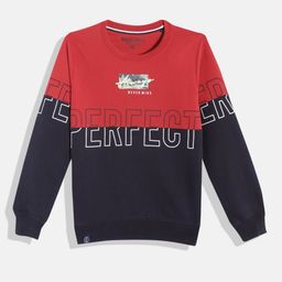 Monte Carlo Boys Red & Black Colourblocked Sweatshirt-image-61