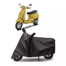 Auto Pearl Polyester Two Wheeler Cover for Vespa Vespa LX (Grey)-image-84