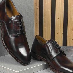 J.FONTINI Men Leather Formal Derbys Shoes-image-78