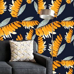 ArtzFolio Printed UV-Resistant Anti-Bacterial Tropical LeavesPeel & Stick Wallpaper-image-8
