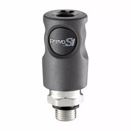 PREVOST Composite Body Male Safety Quick Connect Coupling, G 1/2 Male Threaded, CSI 061153CP-25