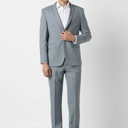 Van Heusen Slim-Fit Single-Breasted Two-Piece Suits-image-10