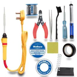 Walkers 12 Pcs Soldering & Desoldering Equipment Tool Machine Kit with Flux Paste & Wire, WK0043-22