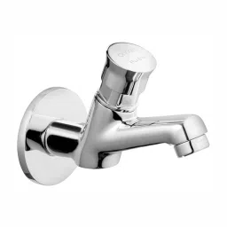 Aquieen Luxury Bib Cock Brass With Wall Flange Silver, AQN 137-picture-23