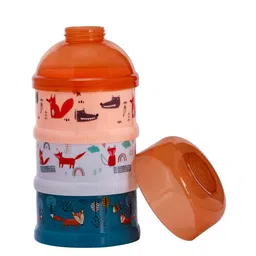 Adore Brown Kids 3 Layered Spill Proof Milk Powder Container-image-61