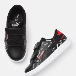 Puma Kids Smash v2 Printed Sneakers-image-91