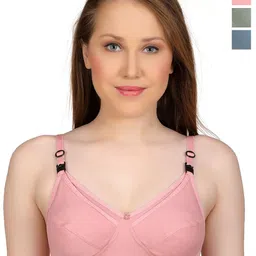 Liigne Pack Of 3 Lightly Padded Full Coverage Maternity Bra All Day Comfort-picture-14