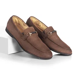 LA MARCA Men Leather Formal Loafers-picture-23