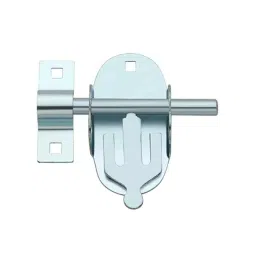 Screw Tight S020601BZP-2 4 inch Iron Zinc Plated Oval Pad Bolt (Pack of 2)-image-8
