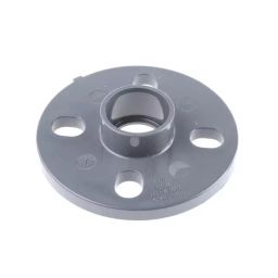Georg Full Face Flange Fischer Plastic Pipe Fitting 1 6.35 mm (1/4 inch), 721731109-image-1