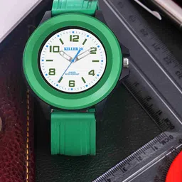 Killer Men Brass Dial & Straps Analogue Watch Timewear 8011GW White Dial Premium Designer-1