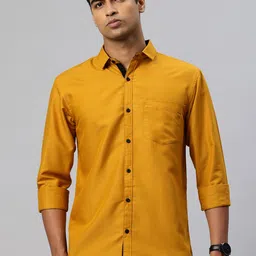 Majestic Man Solid Slim Fit Casual Shirt-picture-26