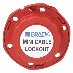 BRADY Red 1/16 inch Vinyl Cable Lockout, 5TA69-picture-9