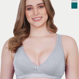 Reveira Pack Of 2 Medium Coverage Non Padded Workout Bras With All Day Comfort-41