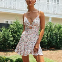 StyleCast Floral Print Fit & Flare Dress-picture-12