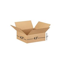 Ace 4.5 x 4.5 x 2 inch 3 Ply Corrugated Cardboard Brown Box, Packing Box, Shipping Box Pack of 250-14