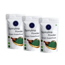 VEDICINE Set Of 3 Pure Spirulina Powder-100g each-27