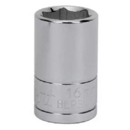 Blue-Point Drive Size 12.7 mm (1/2 Inch) 6 Point Socket, Size 8 mm, BLPSM128-10
