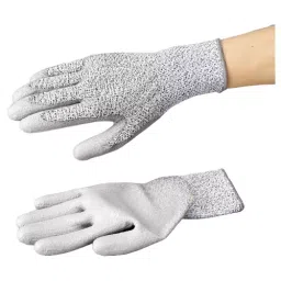 AS ONE Assafe HPPE and Nylon Cut Resistant Gloves Grey Color, M Size, PALMCOAT (Pack of 1 Pair)-image-60