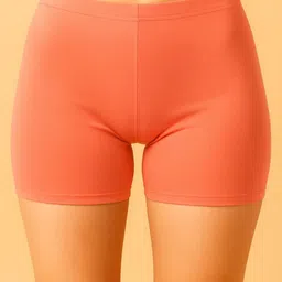 Attire Zone Women Skinny Fit Combed Cotton Yoga Sports Shorts-picture-16