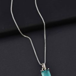 Boghra Sales Silver-Plated Sterling Silver American Diamond Necklace-image-59