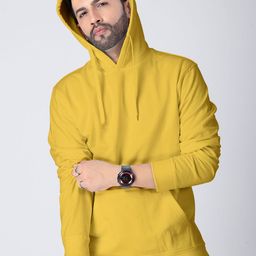 Crazymonk Men Solid Hooded Sweatshirt-image-99