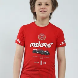 Monte Carlo Boys Typography Printed Applique T-shirt-picture-34