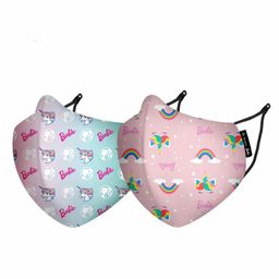 Nirvana Rainbow & Unicorn N95 Face Masks Small Multicolor - Pack Of 2-79
