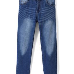 Pine Kids Full Length Stretchable Waist Jeans - Blue-image-68