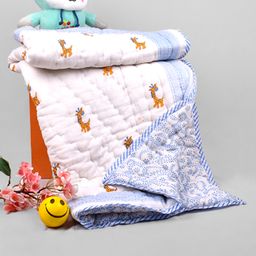 Moms Home Organic Cotton Baby Quilt - Giraffe - 0-5 Years-image-51