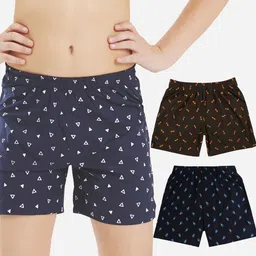 Bodycare Kids Boys Pack Of 2 Conversational Printed Shorts-image-141