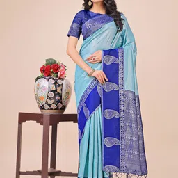 Mitera Woven Design Zari Saree-54