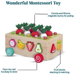 Eduspark Montessori Shape Sorting Multifunction Farm Orchard Intelligence Car - Multicolor image 4