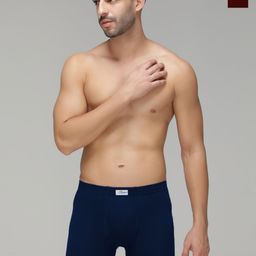 Amul Comfy Pack Of 2 Pure Cotton Long Trunks AC-FCTRIE-MAR-NVY-S-2PC-picture-11
