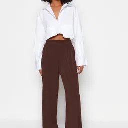 Trendyol Women Parallel Trousers-image-14