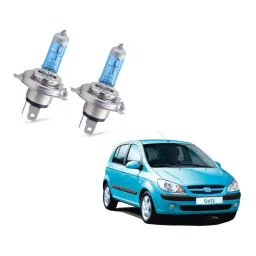 Auto Pearl H4 Headlight Halogen Bulb for Getz, APA34 (Pack of 2 Pcs)-29