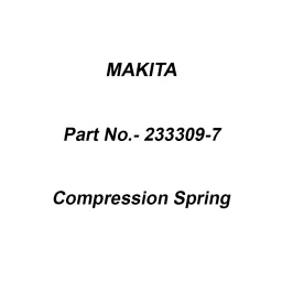 Makita Compression Spring Size 16 for HM1306, Part No 233309-7-11