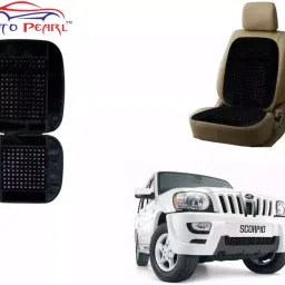 Auto Pearl Polyester, Cotton Vehicle Seating Pad For Mahindra Scorpio Black-picture-7